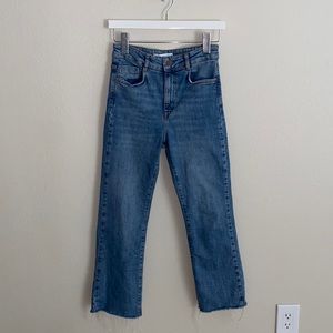ZARA Jeans Womens 4 cropped Denim‎ cut off